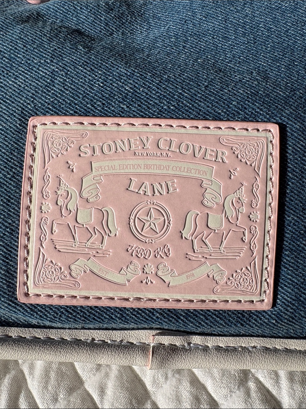Stoney Clover Lane - Special Edition Bday Collection Mini Denim Tote NWOT - Picture 10 of 10